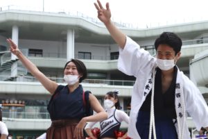 CA987978-D933-43B7-B3D7-0D105A295444-300x200 応援団が地域を巻き込み盛り上げた！