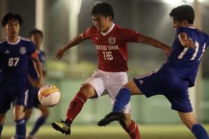 1B49855F-C451-4314-BD6E-DE61EA2DB153-300x200 ［REDGROW］ＦＷ原田が先制も、首位関学Ｂ２相手に今季３度目ドロー