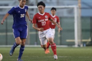 3935131E-0909-48A1-B6CE-381B25AB4960-300x200 ［REDGROW］ＦＷ原田が先制も、首位関学Ｂ２相手に今季３度目ドロー