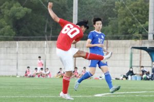 6A9A16F5-3181-42BC-8202-C450B3C6AA15-300x200 ［REDGROW］ＦＷ原田が先制も、首位関学Ｂ２相手に今季３度目ドロー