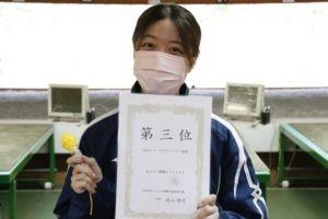 50㍍ライフル女子３姿勢ファイナル）-300x200 男女団体１、２位！激戦のＡＲ60Ｍファイナルで古田、内原ワンツーフィニッシュ！