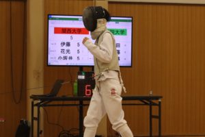 -300x200 関大、フルーレで勝ち切り優勝