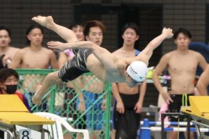 664814C0-CEF6-4849-B3AB-999131F7574A-300x200 団体では男女ともに悔しさ残るも、廣本が200㍍平泳ぎ優勝！