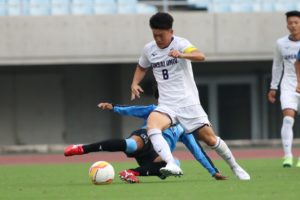 -300x200 びわこ大に６ー１大勝！首位と勝ち点差１の４位でリーグ折り返し